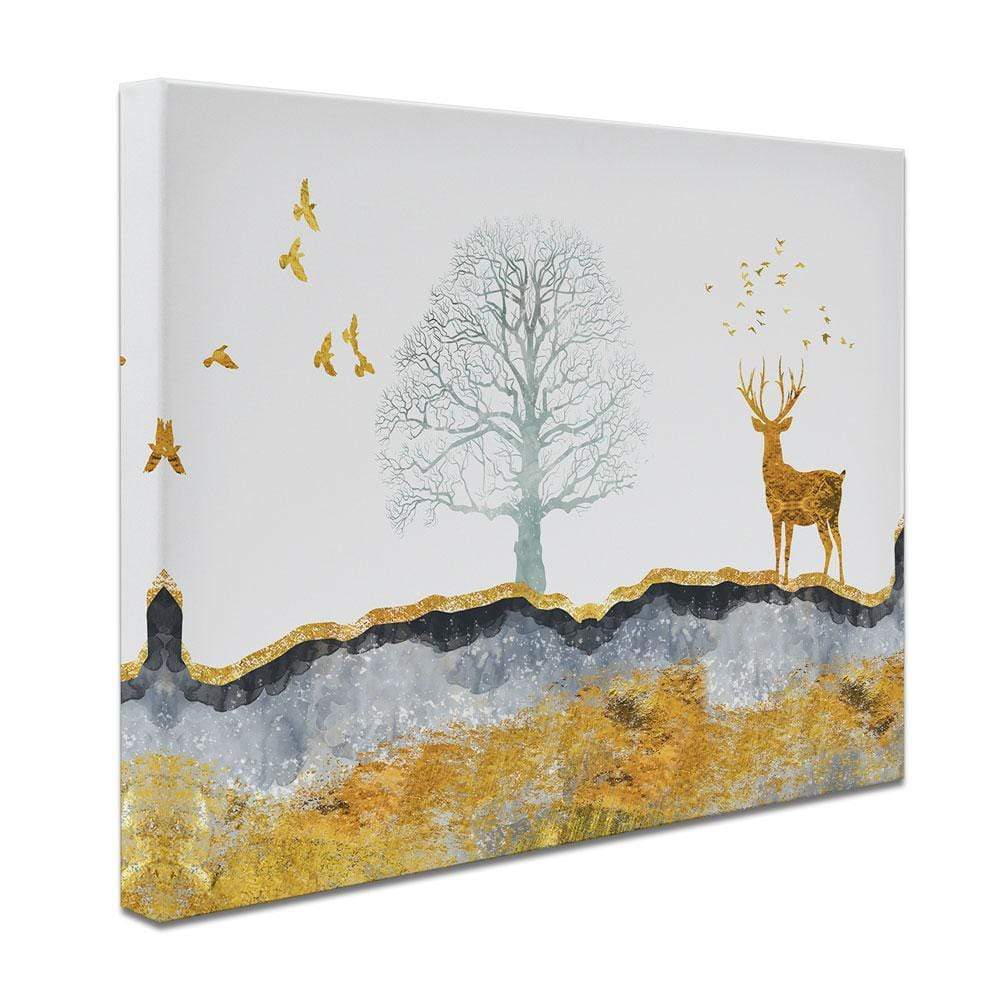 Mountain Deer Canvas Print wall art product mosamem adv / Shutterstock