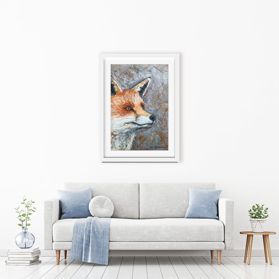 Mr Fox Framed Art Print wall art product Jane Brookshaw