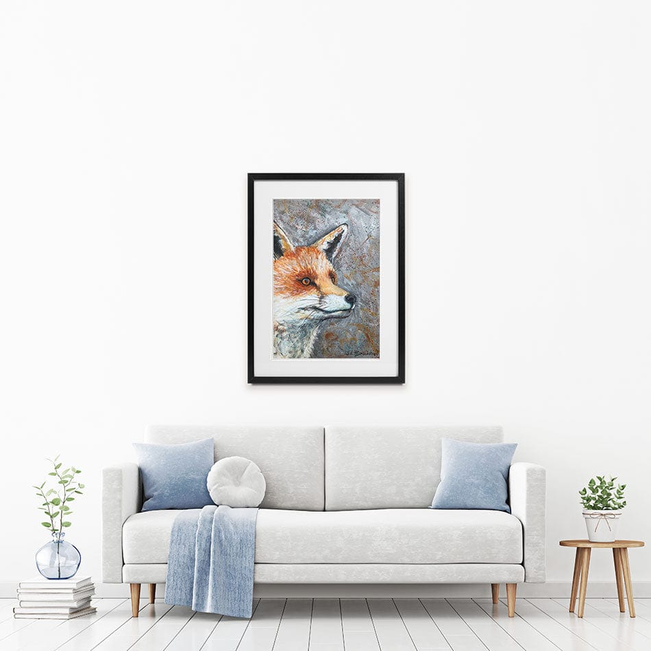 Mr Fox Framed Art Print wall art product Jane Brookshaw