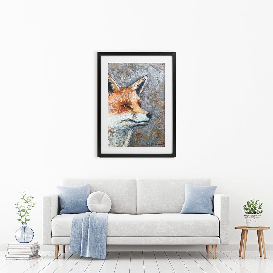 Mr Fox Framed Art Print wall art product Jane Brookshaw