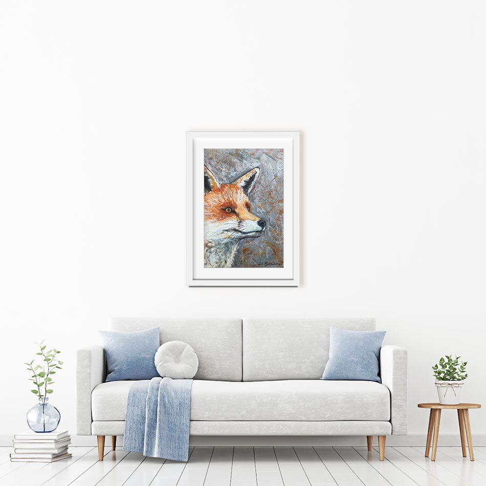 Mr Fox Framed Art Print wall art product Jane Brookshaw