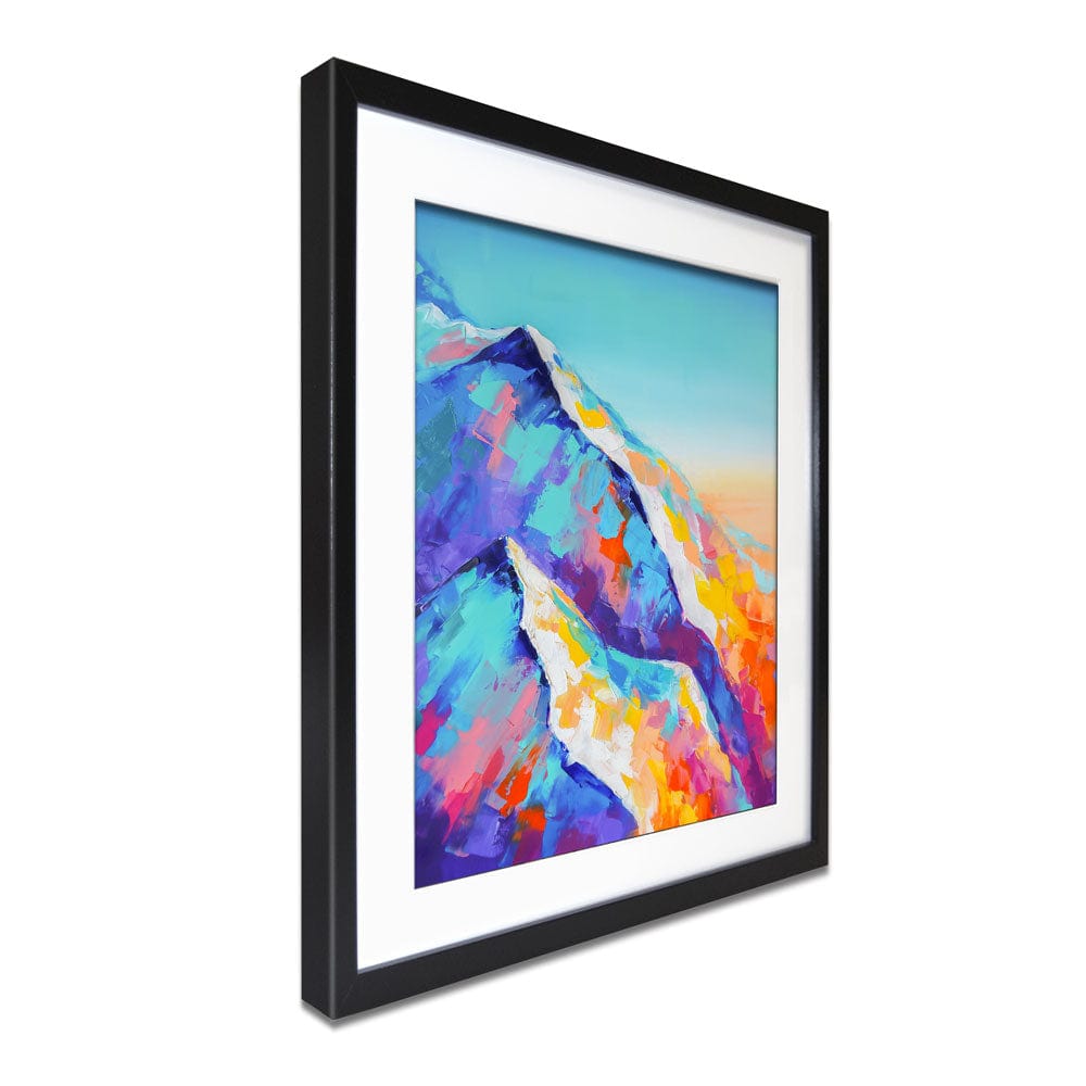 Multicoloured Mountains Framed Art Print wall art product Mari Dein / Shutterstock