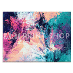 Multicoloured Abstract Canvas Print