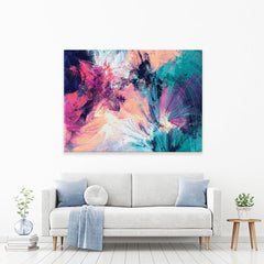 Multicoloured Abstract Canvas Print