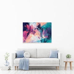 Multicoloured Abstract Canvas Print