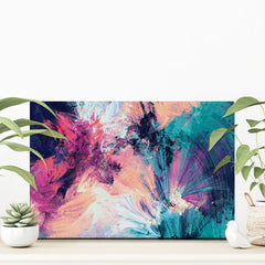 Multicoloured Abstract Canvas Print