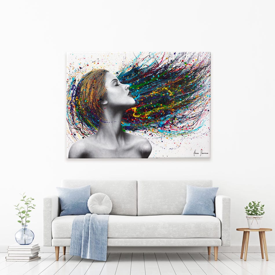Obsidian Canvas Print wall art product Ashvin Harrison