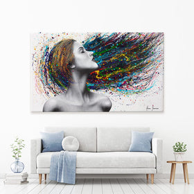 Obsidian Canvas Print wall art product Ashvin Harrison