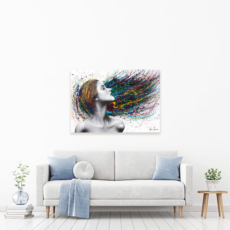 Obsidian Canvas Print wall art product Ashvin Harrison