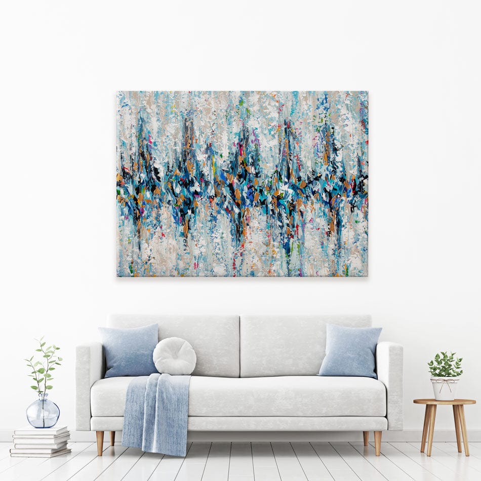 Palette Knife Abstract 2 Canvas Print wall art product Olga Tkachyk