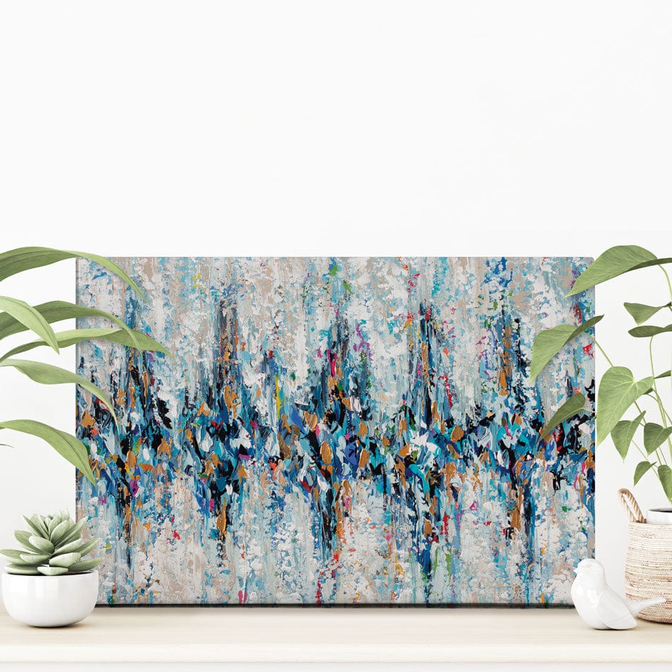 Palette Knife Abstract 2 Canvas Print wall art product Olga Tkachyk