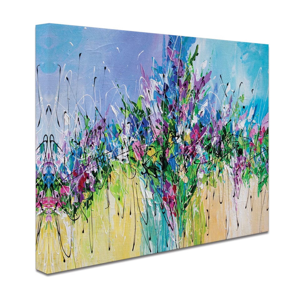 Palette Knife Florals Canvas Print wall art product Olga Tkachyk