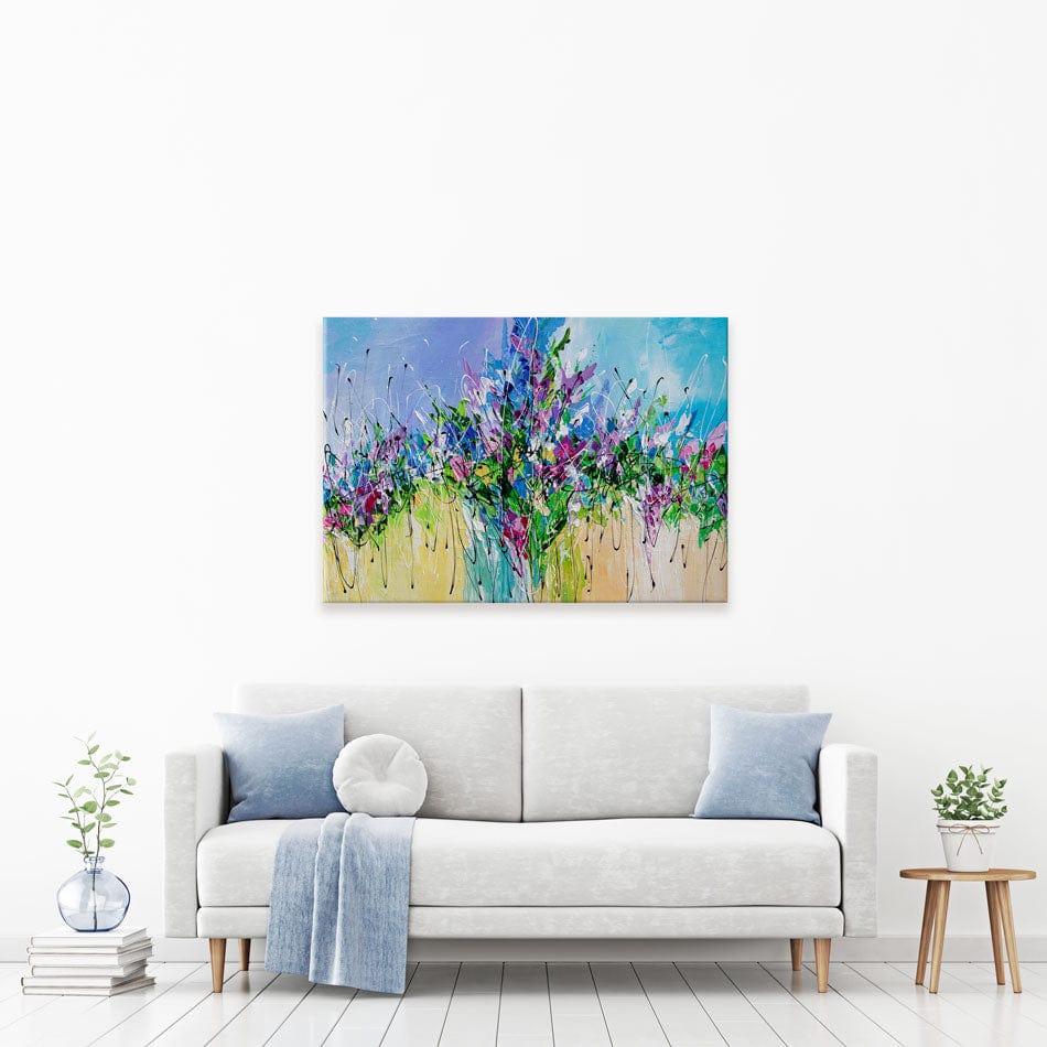 Palette Knife Florals Canvas Print wall art product Olga Tkachyk
