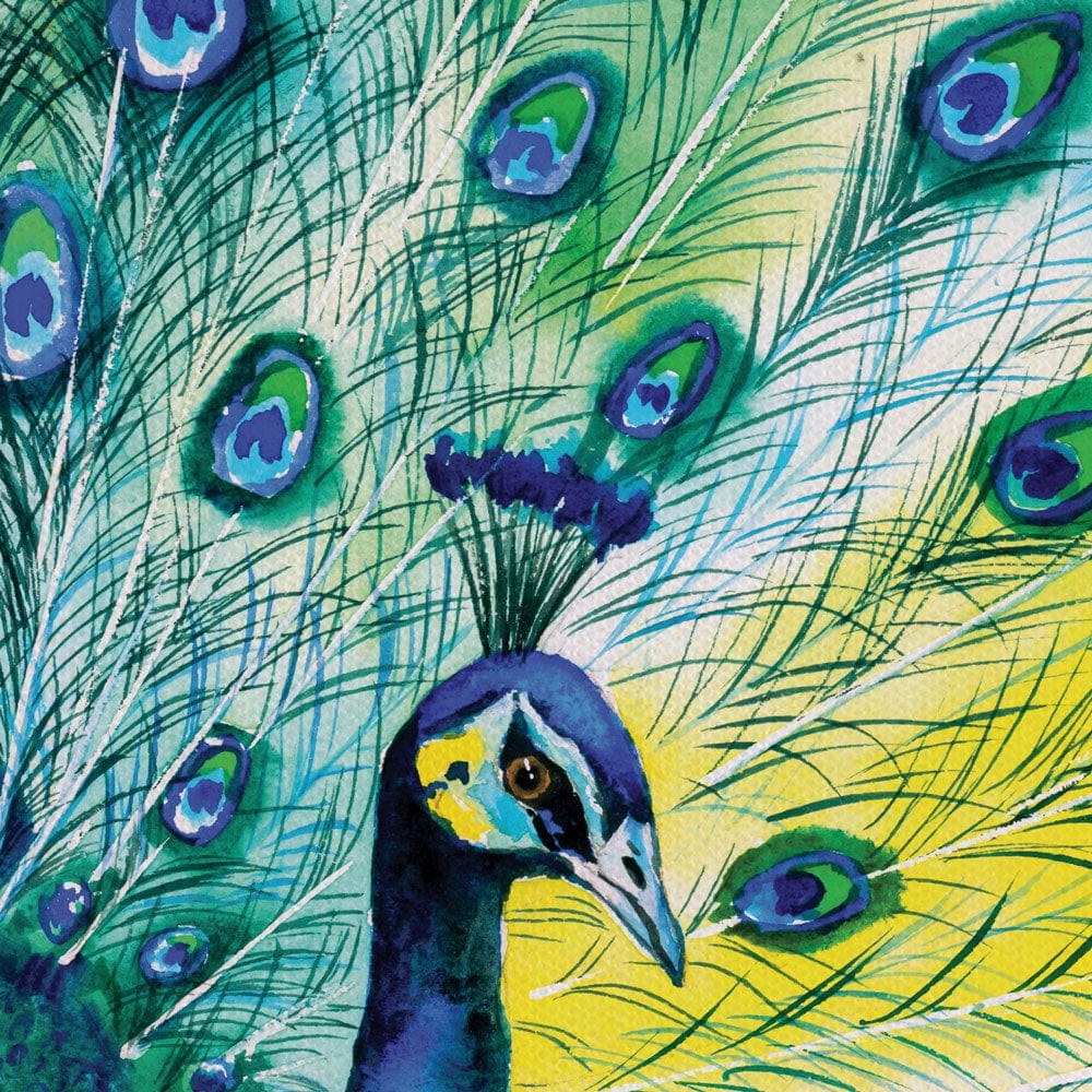 Peacock Power Canvas Print wall art product CYC / Shutterstock