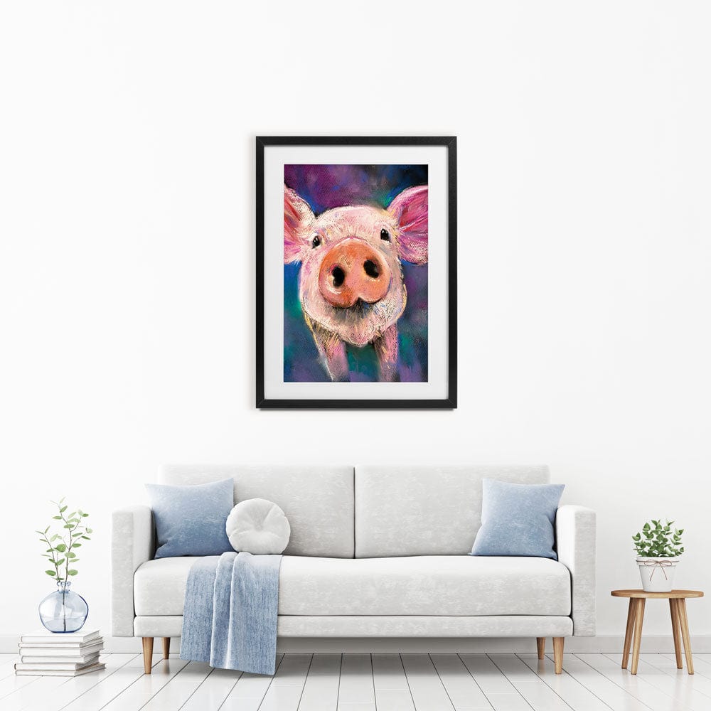 Piggy Framed Art Print wall art product Ivailo Nikolov / Shutterstock