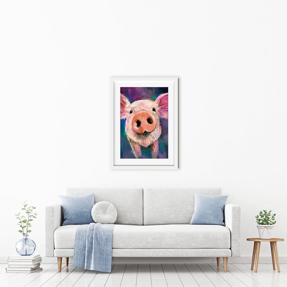 Piggy Framed Art Print wall art product Ivailo Nikolov / Shutterstock