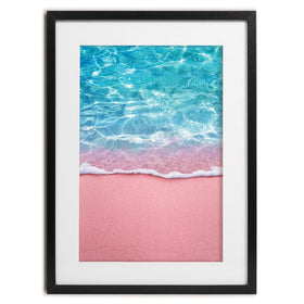 Pink Sands Framed Art Print wall art product OHishiapply / Shutterstock