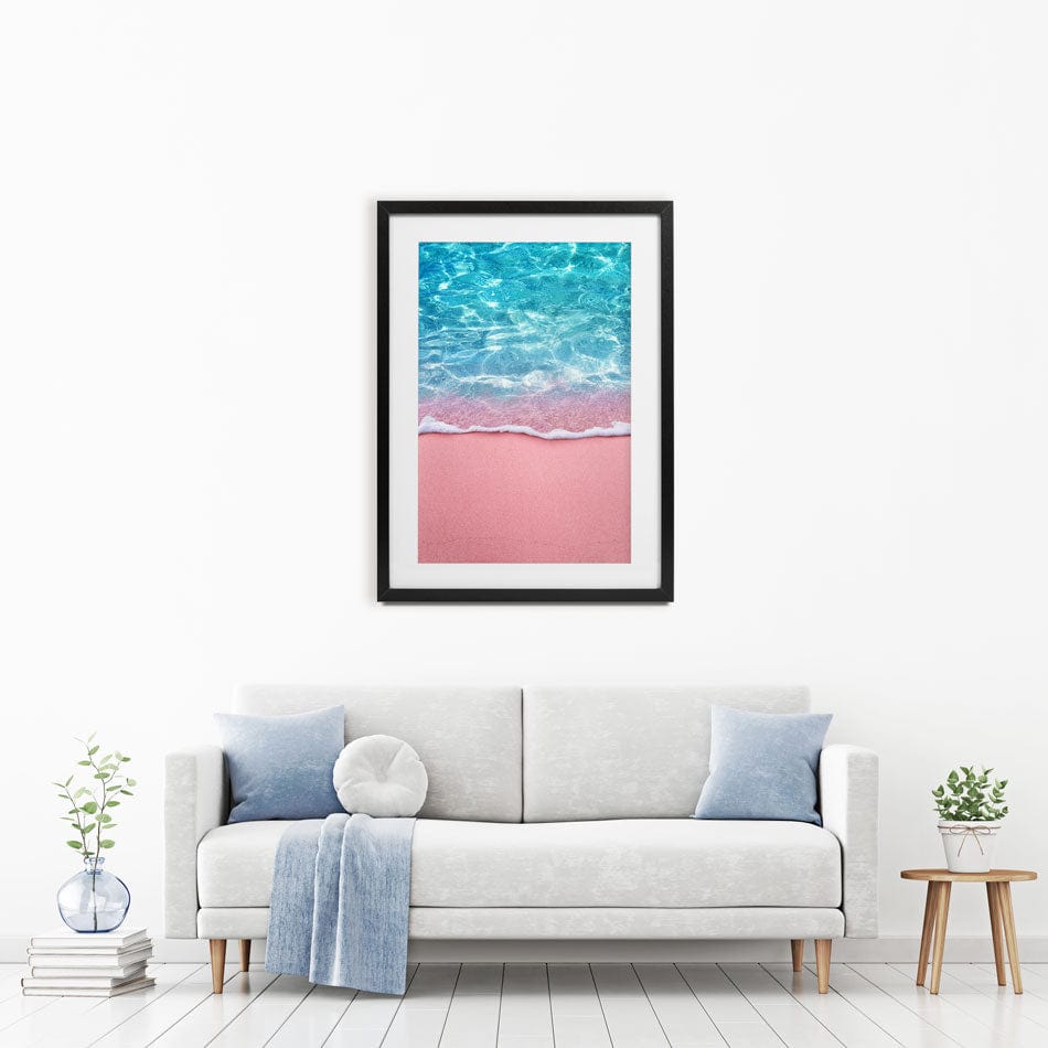 Pink Sands Framed Art Print wall art product OHishiapply / Shutterstock