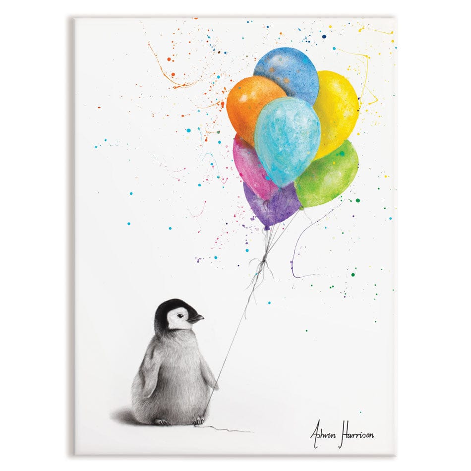 Positive Penguin Canvas Print wall art product Ashvin Harrison