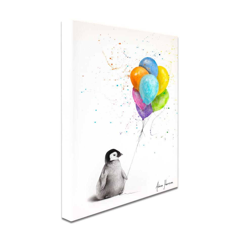 Positive Penguin Canvas Print wall art product Ashvin Harrison