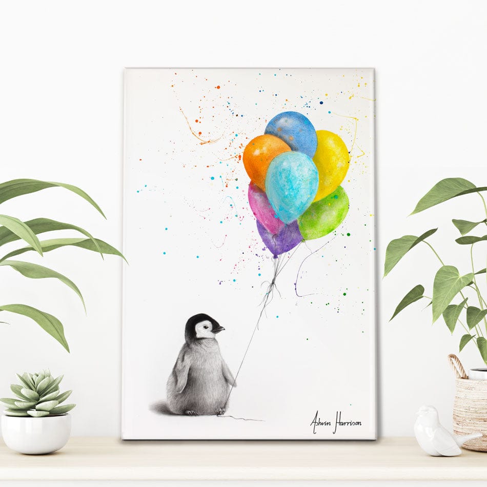 Positive Penguin Canvas Print wall art product Ashvin Harrison