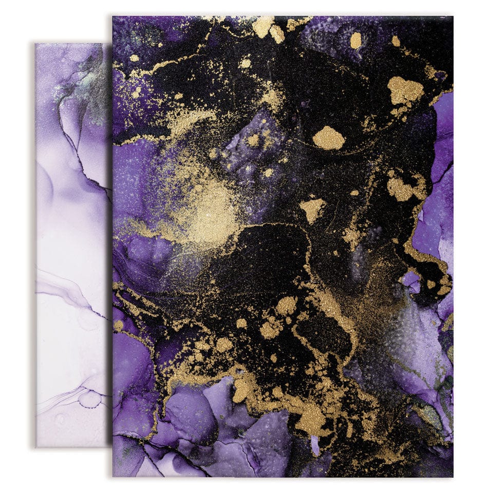 Pretty Purple Marble Duo Canvas Print wall art product Blue Planet Studio / Shutterstock