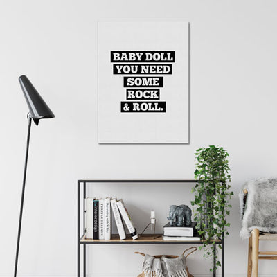 Baby Doll Canvas Print