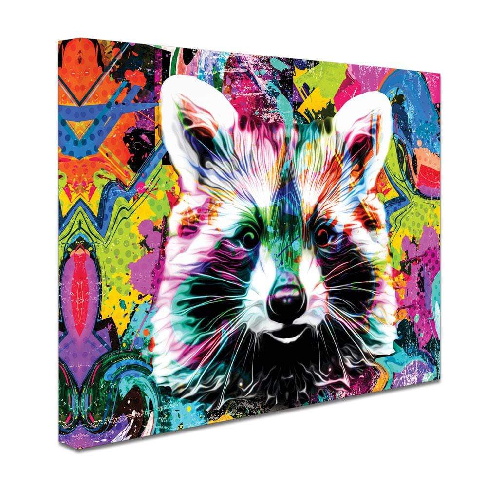 Psychedelic Raccoon Canvas Print wall art product ARTEMENKO VALENTYN / Shutterstock