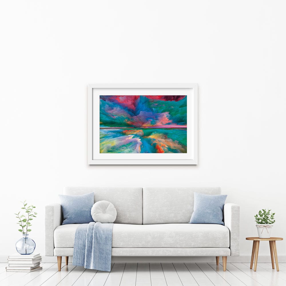 Rainbow Enlightenment Framed Art Print wall art product agsandrew / Shutterstock