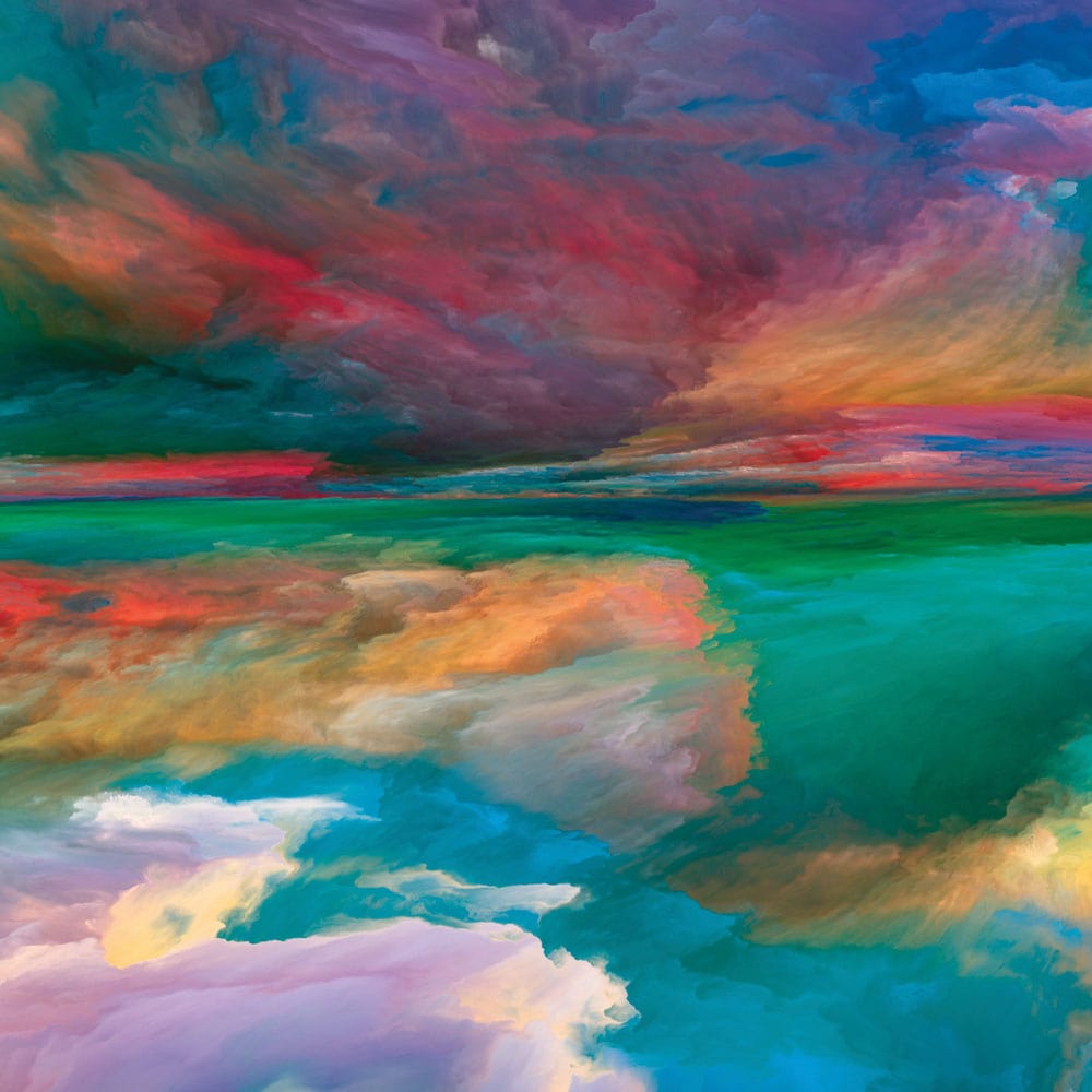 Rainbow Enlightenment Framed Art Print wall art product agsandrew / Shutterstock