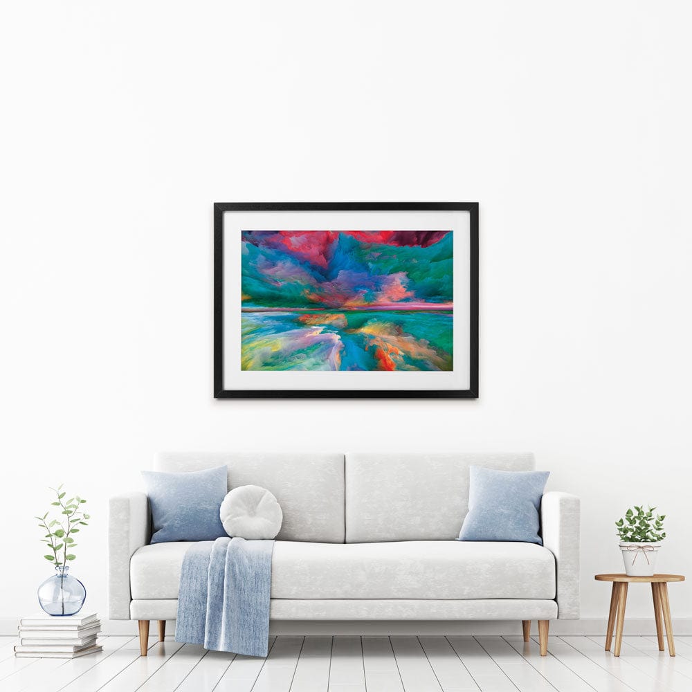 Rainbow Enlightenment Framed Art Print wall art product agsandrew / Shutterstock