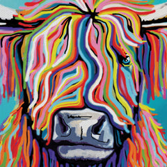 Scottish Cow Canvas Print