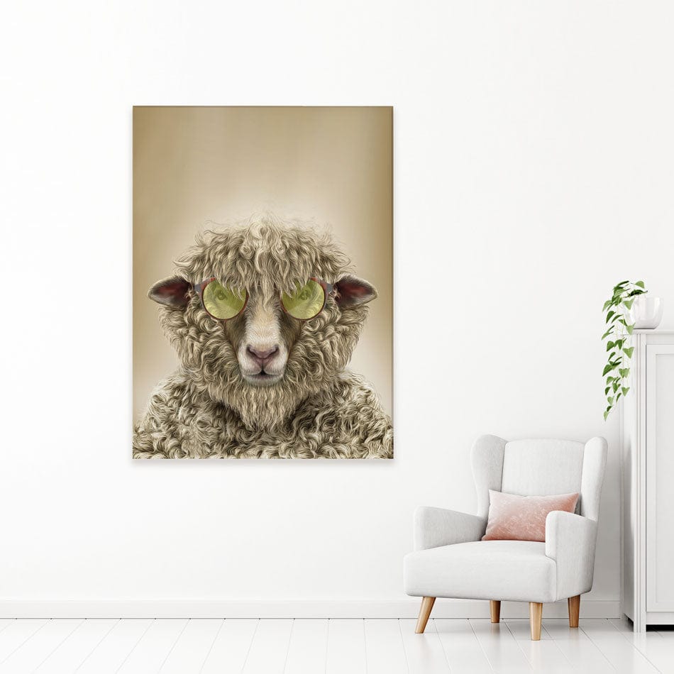 Simon Sheep Canvas Print wall art product Fahad Tariq / Shutterstock