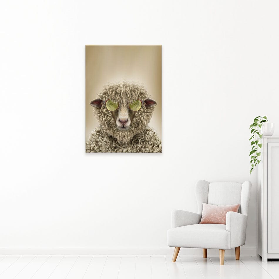 Simon Sheep Canvas Print wall art product Fahad Tariq / Shutterstock