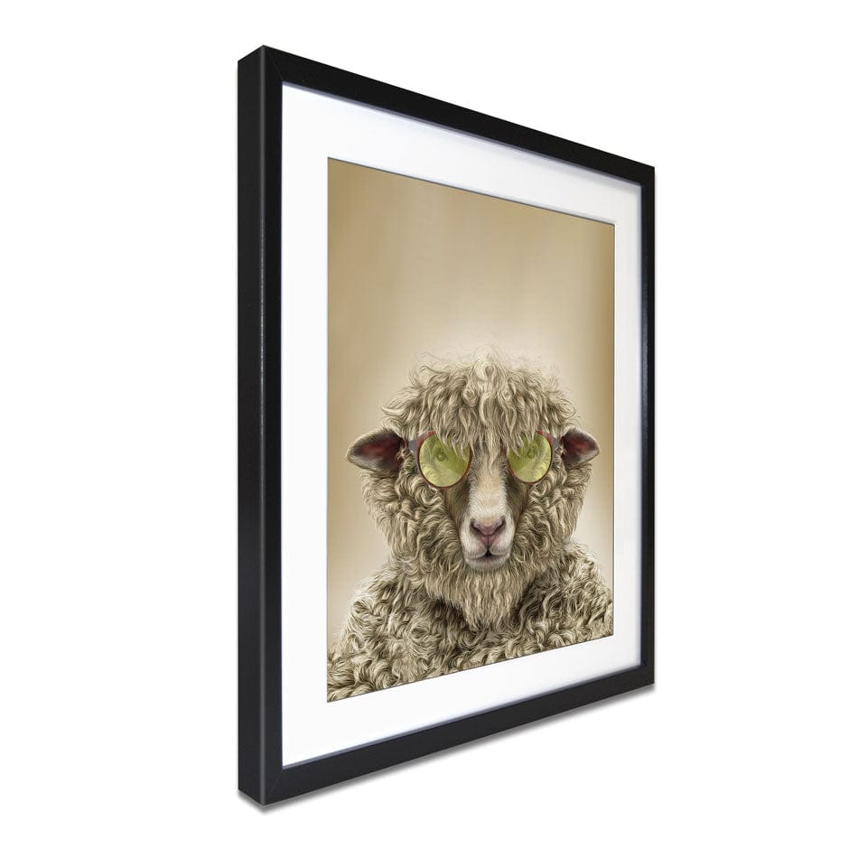 Simon Sheep Framed Art Print wall art product Fahad Tariq / Shutterstock