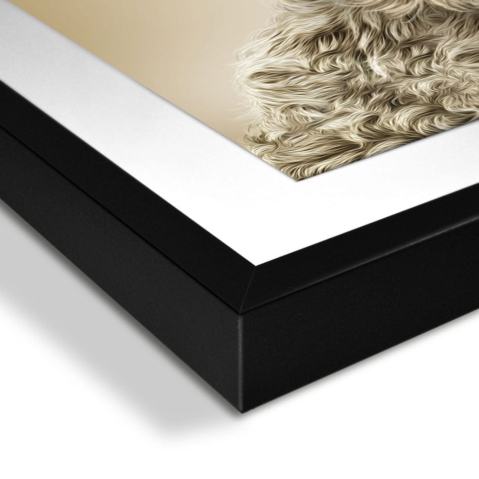 Simon Sheep Framed Art Print wall art product Fahad Tariq / Shutterstock