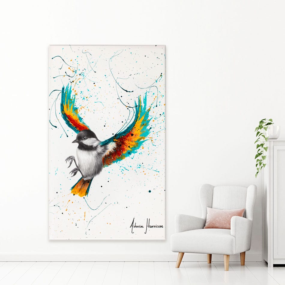 Solo Sounds Bird Canvas Print wall art product Ashvin Harrison