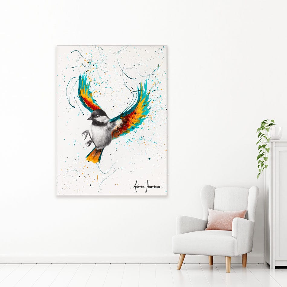 Solo Sounds Bird Canvas Print wall art product Ashvin Harrison