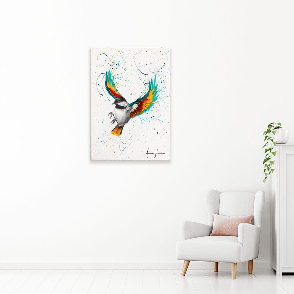 Solo Sounds Bird Canvas Print wall art product Ashvin Harrison