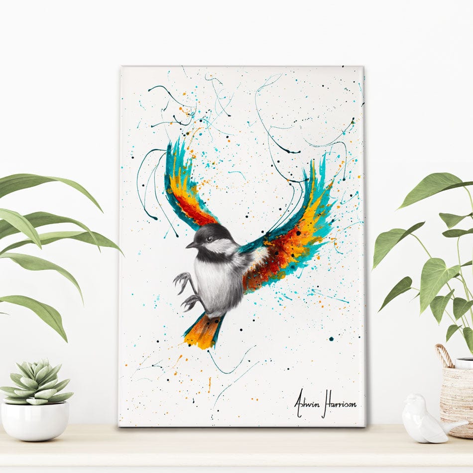 Solo Sounds Bird Canvas Print wall art product Ashvin Harrison