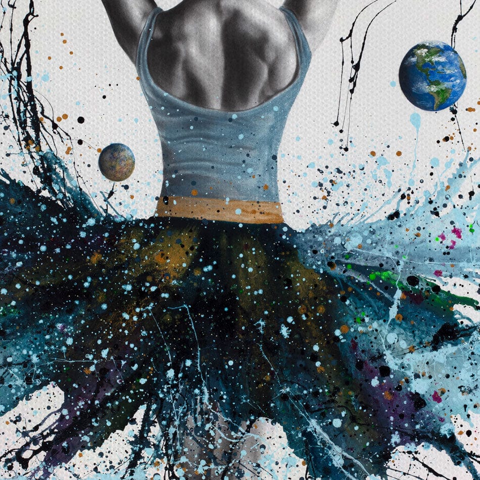 Space Dance Canvas Print wall art product Ashvin Harrison