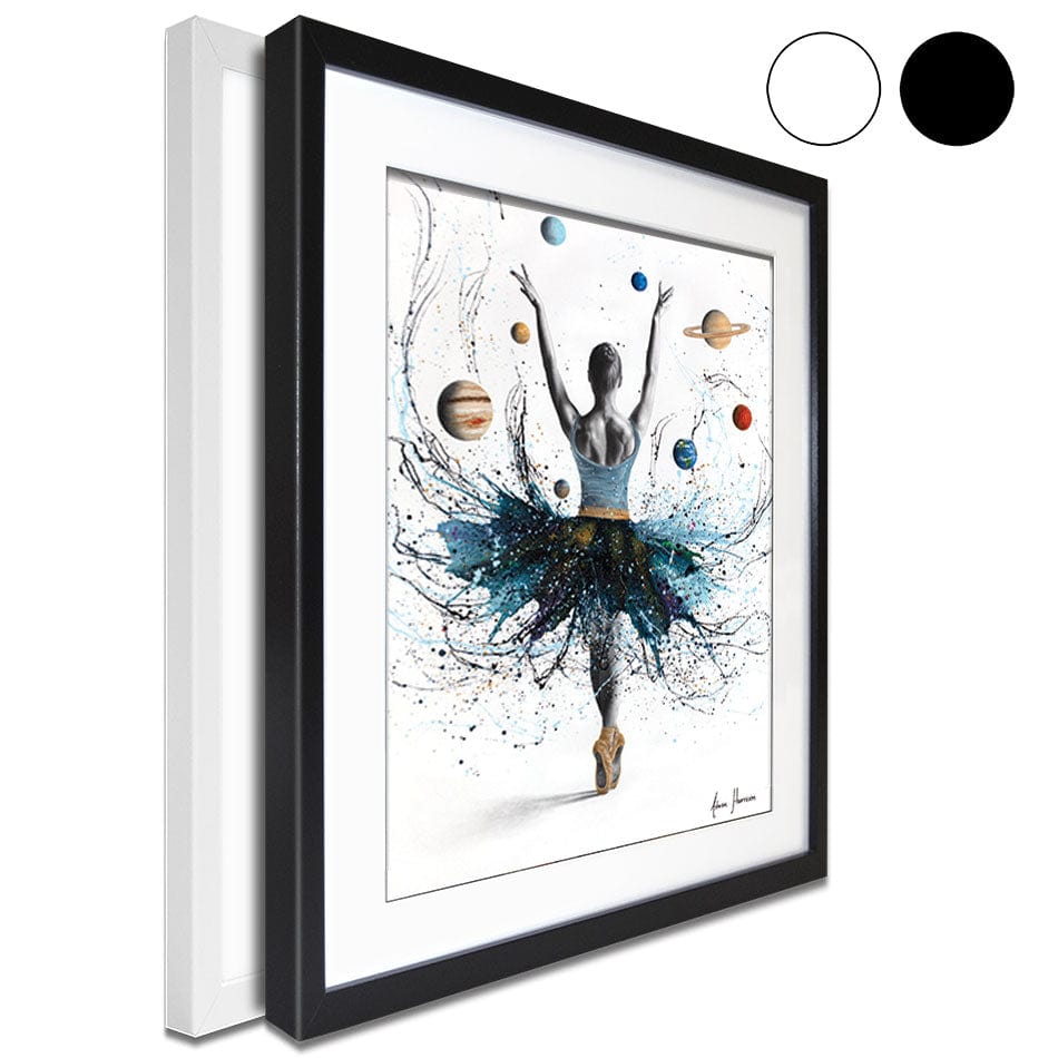 Space Dance Framed Art Print wall art product Ashvin Harrison