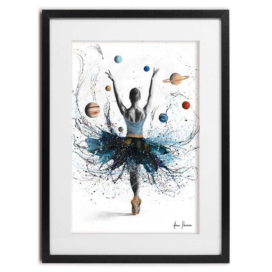 Space Dance Framed Art Print wall art product Ashvin Harrison