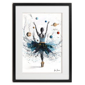 Space Dance Framed Art Print wall art product Ashvin Harrison