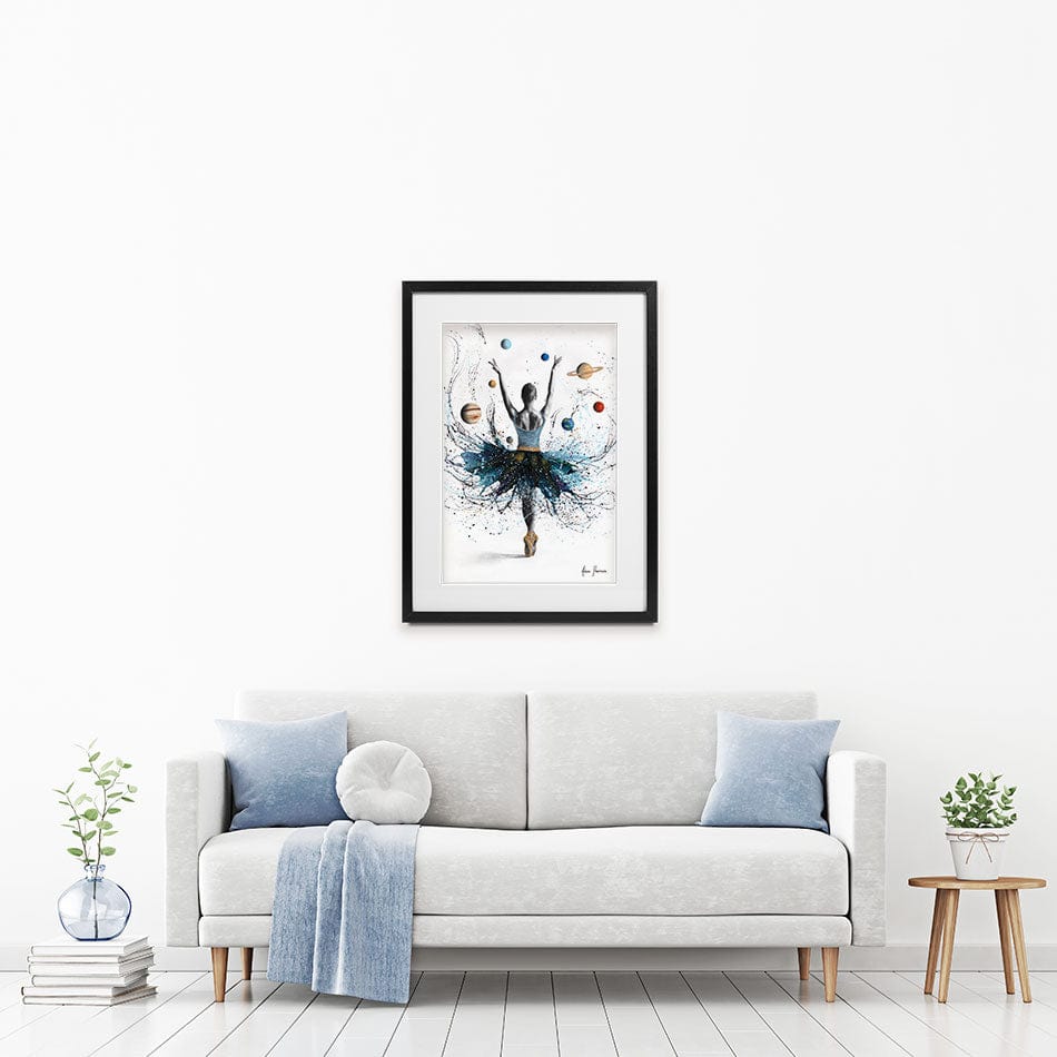 Space Dance Framed Art Print wall art product Ashvin Harrison