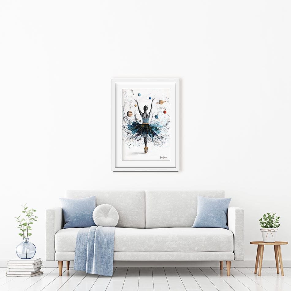 Space Dance Framed Art Print wall art product Ashvin Harrison