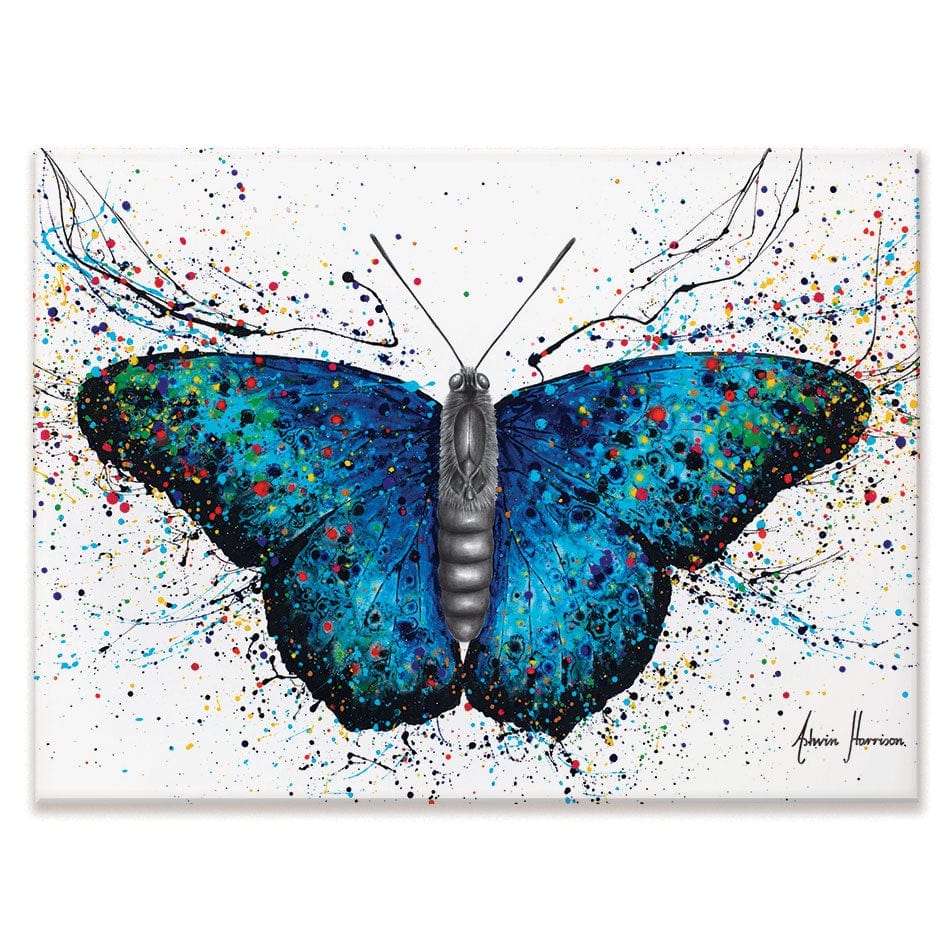 Sparkling City Butterfly Canvas Print wall art product Ashvin Harrison