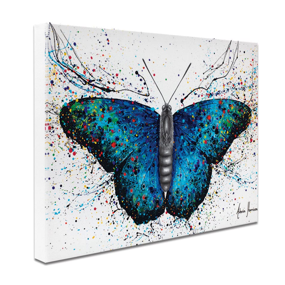 Sparkling City Butterfly Canvas Print wall art product Ashvin Harrison