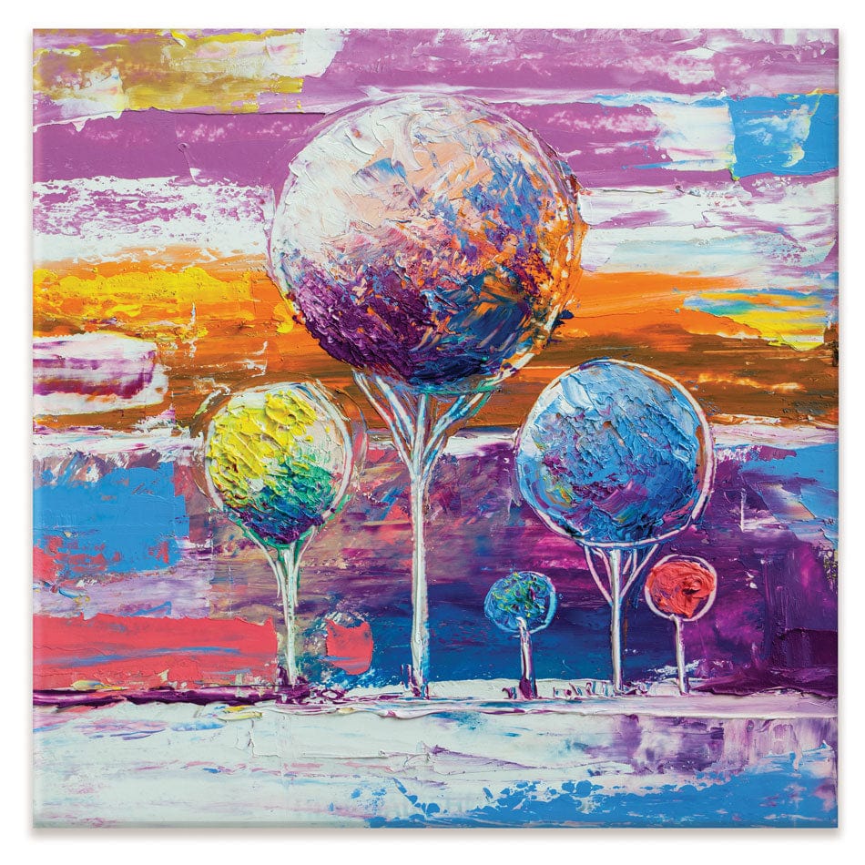 Square Trees Canvas Print wall art product S-BELOV / Shutterstock