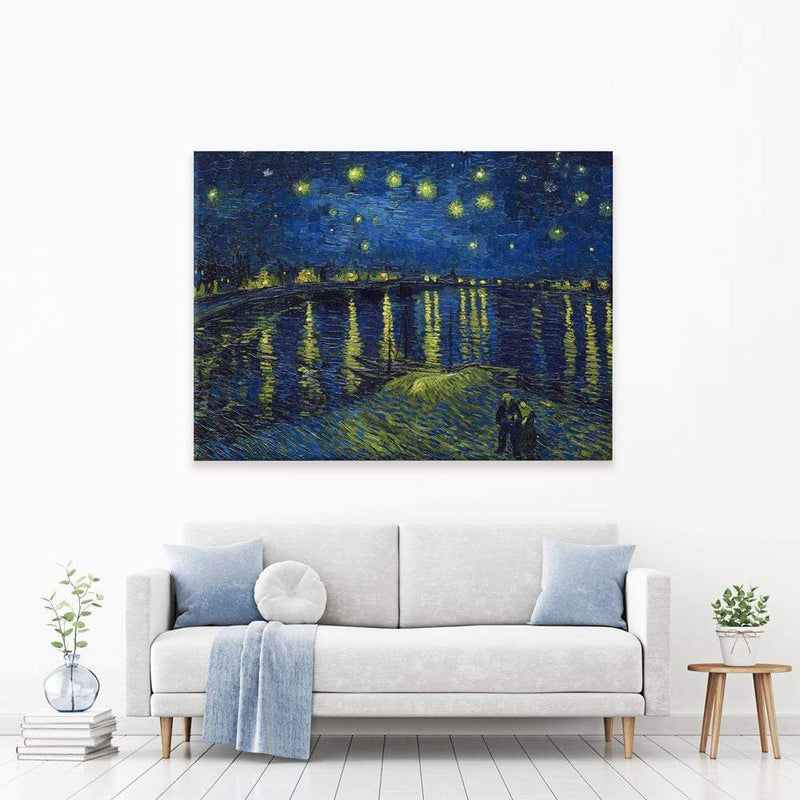 Starry Night Over The Rhone Canvas Print